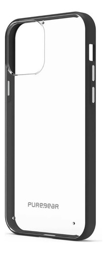 Capa preta PureGear Slim Shell para Apple iPhone 12 iPhone 12 pro, no máximo, por 1 unidade