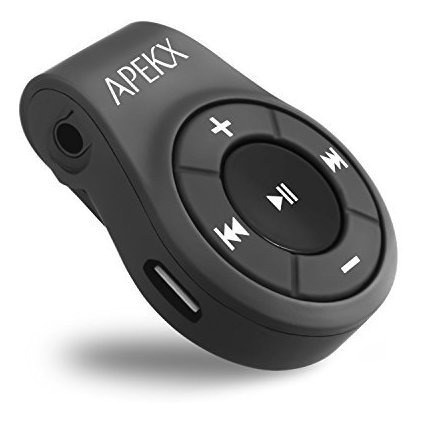 Adaptador De Audio Apekx Clip Bluetooth Para Auriculares Rec