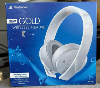 Audifonos Bluetooth PS4 Blanco Sony Gold Wireless Headset Fortnite - Quien  tiene el mejor precio? - Nau