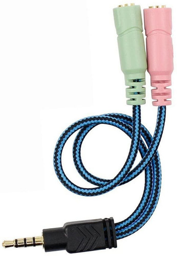 Cable Convertidor 2a1 Audio Enmallado