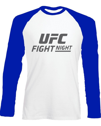 Camiseta Ufc Fight Night Sport York Manga Larga Camibuso