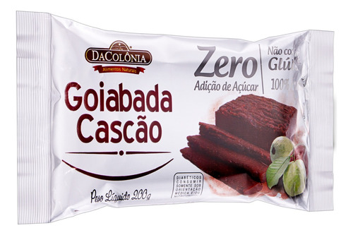 Goiabada Cascão DaColônia Pacote 200g