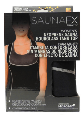 Faja Sauna Capelli Spots Entrenamiento Sfaw-2001 Mujer Negro