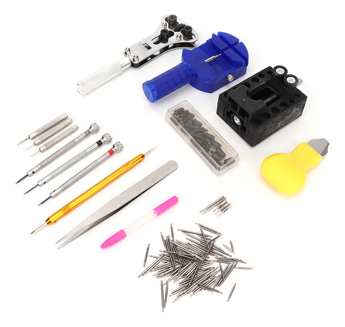 Kit De Herramientas De Reparación De Relojes, 144 Piezas, Mu