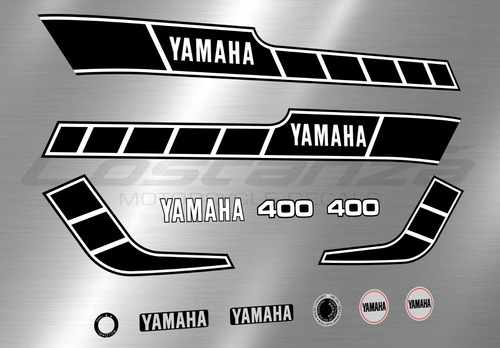 Calcos Yamaha Rd 400 Año 78 Daytona Completo. Colores