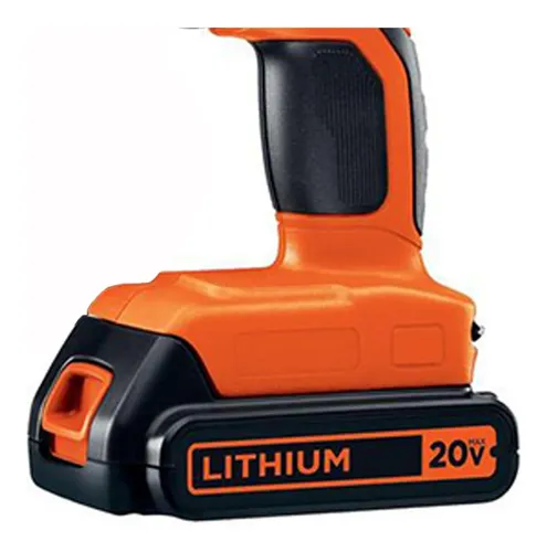 Taladro Inalámbrico Black & Decker 20v + Accesorios Ld120bh