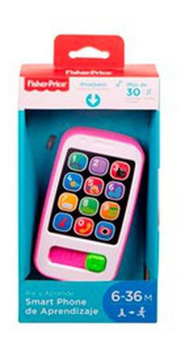 Fisher Price Smartphone Aprendizaje Rosa