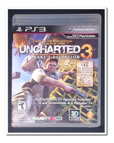 Uncharted 3 Drake's Deception, Juego Ps3 Español