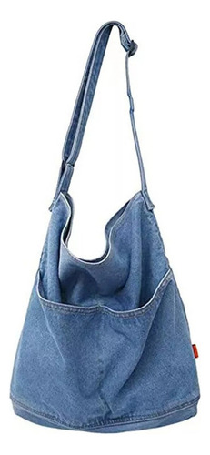 Bolso Bandolera Ligero Denim Gran Capacidad