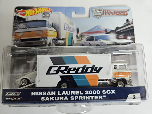 Hot Wheels Nissan Laurel 2000 Sgx Sakura Sprinter Transporte