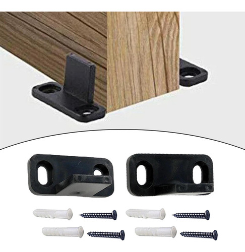 5 X 2x Guías De Puerta, Guía De Riel Inferior, Herrajes