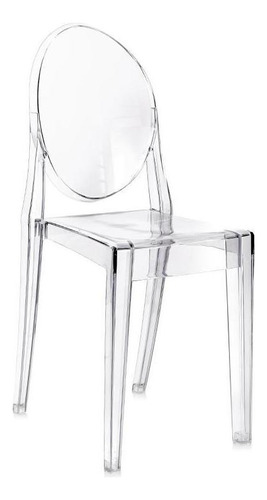 Cadeira Acrílica Transparente Incolor Miss Sofia  Cores