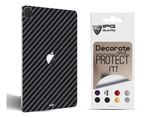 Ipg Protector Decorativo Fibra Carbono Para iPad Pro 2020 2ª