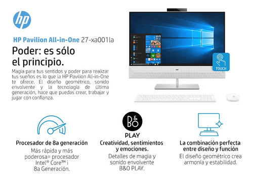 All In One Hp Pavilion Intel Core I7 16 Gb 1 Tb 27