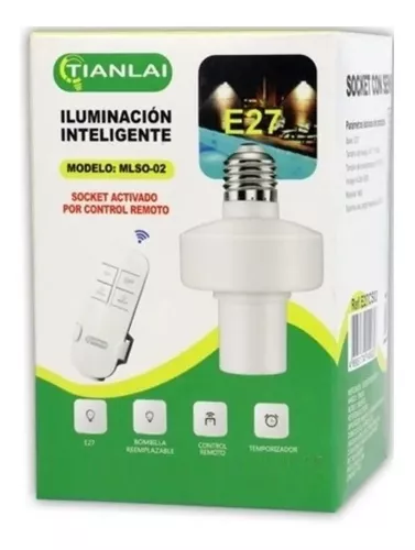 Para Foco E27 Con Control Remoto Temporizador - T2576