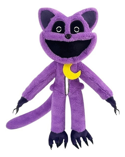 Scary Purple Cat Monster Standing Big Mouth Purple Cat 1