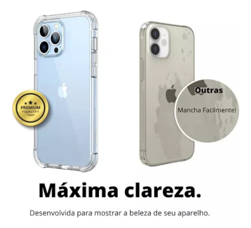 Capa Transparente + Película 3d Para iPhone Todos Modelos