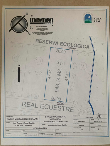 Imagen 6 de 8 de Terreno De 948 M2 En Vista Real, Real Ecuestre 10