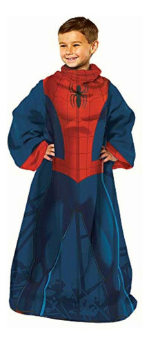 Marvel Cobija Cómoda De, Spider-man, Spider Up, Azul/rojo,