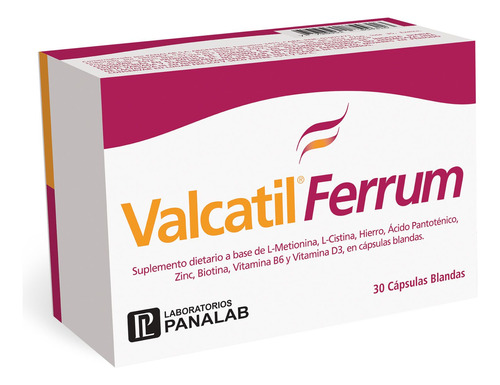 Valcatil Ferrum Cápsulas Blandas Por 30u.