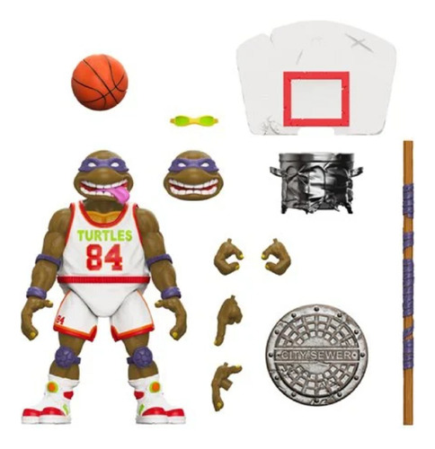 Teenage Mutant Ninja Turtles Slam Dunkin Donatello Super 7