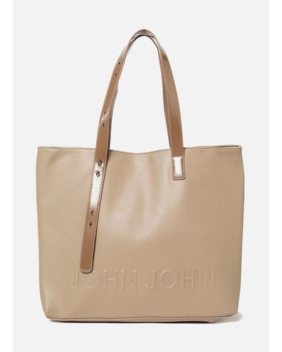 Bolsa John John Tote Staple Beige Feminina Bege