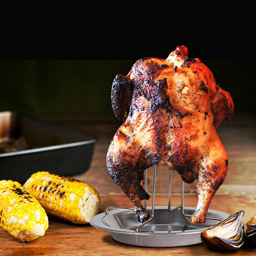 Estante Vertical De Acero Inoxidable Compatible Con Asador