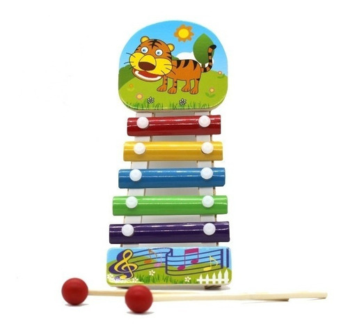 Xilofono Marimba Pequeña Juguete Niños Musical Madera Sz-095