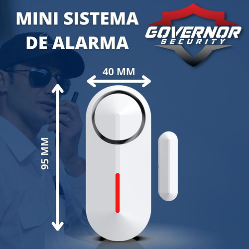 Mini sistema de alarme sem fio Governor GV-Safe100 W3