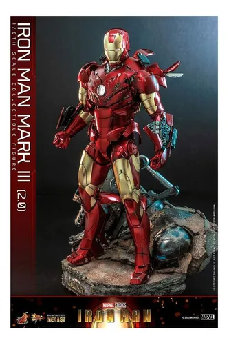 Figura De Acción Iron Man Mark Iii (2.0) De Hot Toys Sixth Scale Figure