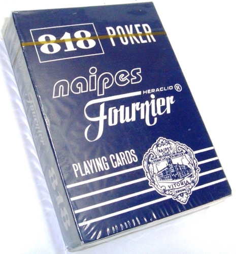 Imagen 1 de 3 de Cartas Poker Juego De Mesa Naipes Barajas Faurnier Carton