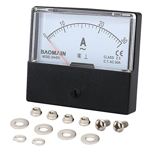 Amperímetro Dh670 Ac 030a Medidor De Panel De Aguja Re...