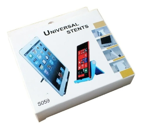Imagen 2 de 2 de Soporte Para Celular Tablet Universal Stent Plegable De Mesa