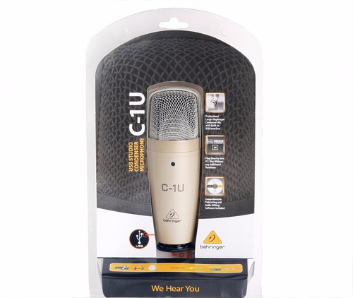 Imagen 3 de 9 de Microfono Behringer Condenser Usb Pc + Pipeta + Cable