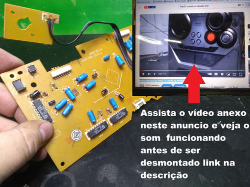 Placa Do Cd Philips Fwm37 Fw M37 Fwm 37 Veja O Video (Usado)