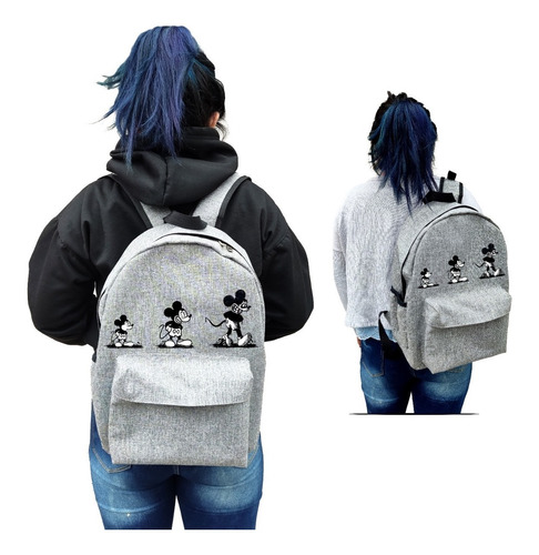 Mochila Para Dama O Caballero Mickey Mouse Con Correas 21