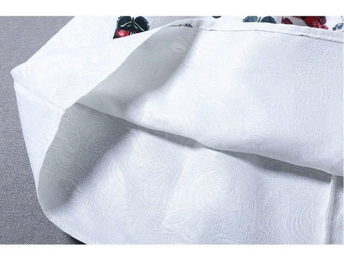 Vestido Elegante Blanco Mariposas Talla S Nuevo Importado