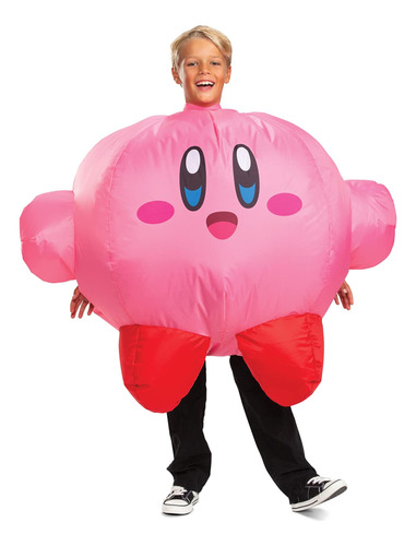 Disfraz Inflable De Kirby Disguise Para Niños, Mono Inflable