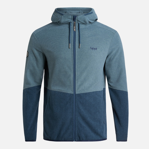 Polerón Hombre Stripes Nano-f Full Zip Hoody Azul Lippi