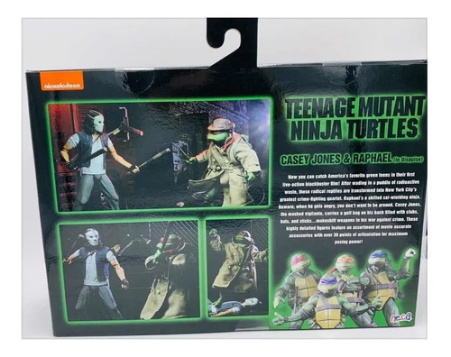 Figuras Neca Tmnt Movie Casey Jones & Raphael In Disguise