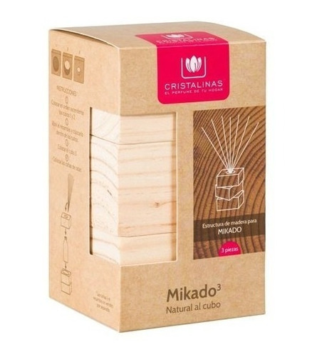Bases De Madera Para Construir Mikado3 Natural Cristalinas
