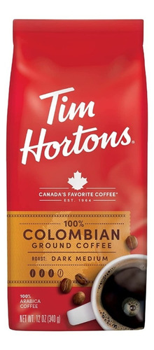 Café Tim Hortons Canadiense Tostado Medio Molido 340g