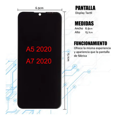 Sj Para Pantalla Lcd Para Zte Blade A5 2020 A7 2020