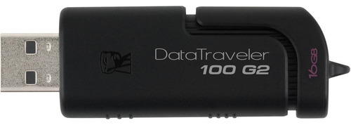Memoria USB Kingston DataTraveler 100 DT100 16GB 2.0 negro