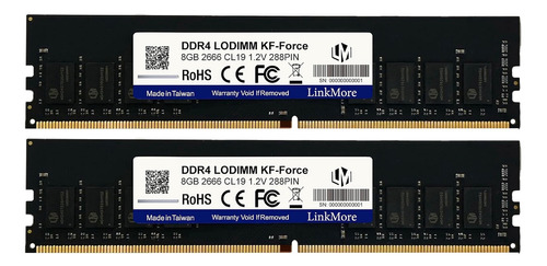 Kit Linkmore 16 Gb (2 X 8 Gb) Ddrmh Udimm (módulo Memoria V)