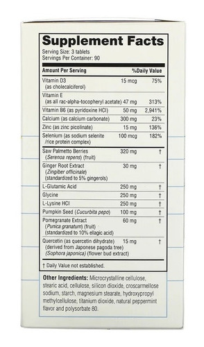 Imagen 7 de 7 de Suplemento Para Próstata (30 Softgels) Hecho En Usa