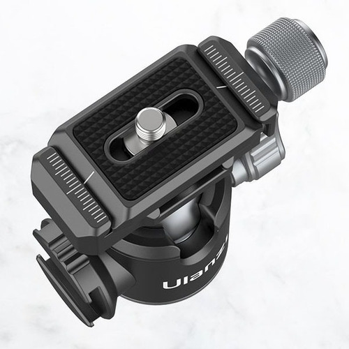 Imagen 2 de 9 de Cabeza De Bola Tripode Ulanzi U-80l 10kg De Carga + Hotshoe