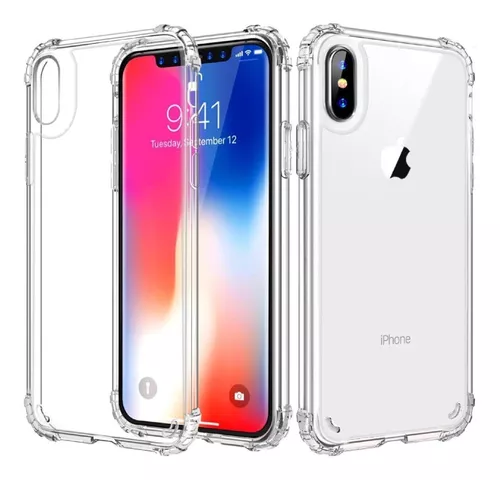 Funda Esquina Reforzada Compatible iPhone X Transparente