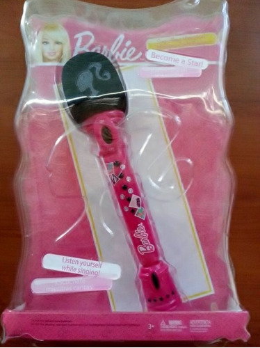 Microfono Barbie Interactivo Inalambrico