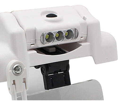 Lupa De Reparación Brillante De Lupa De Cabeza Led Con Lupa